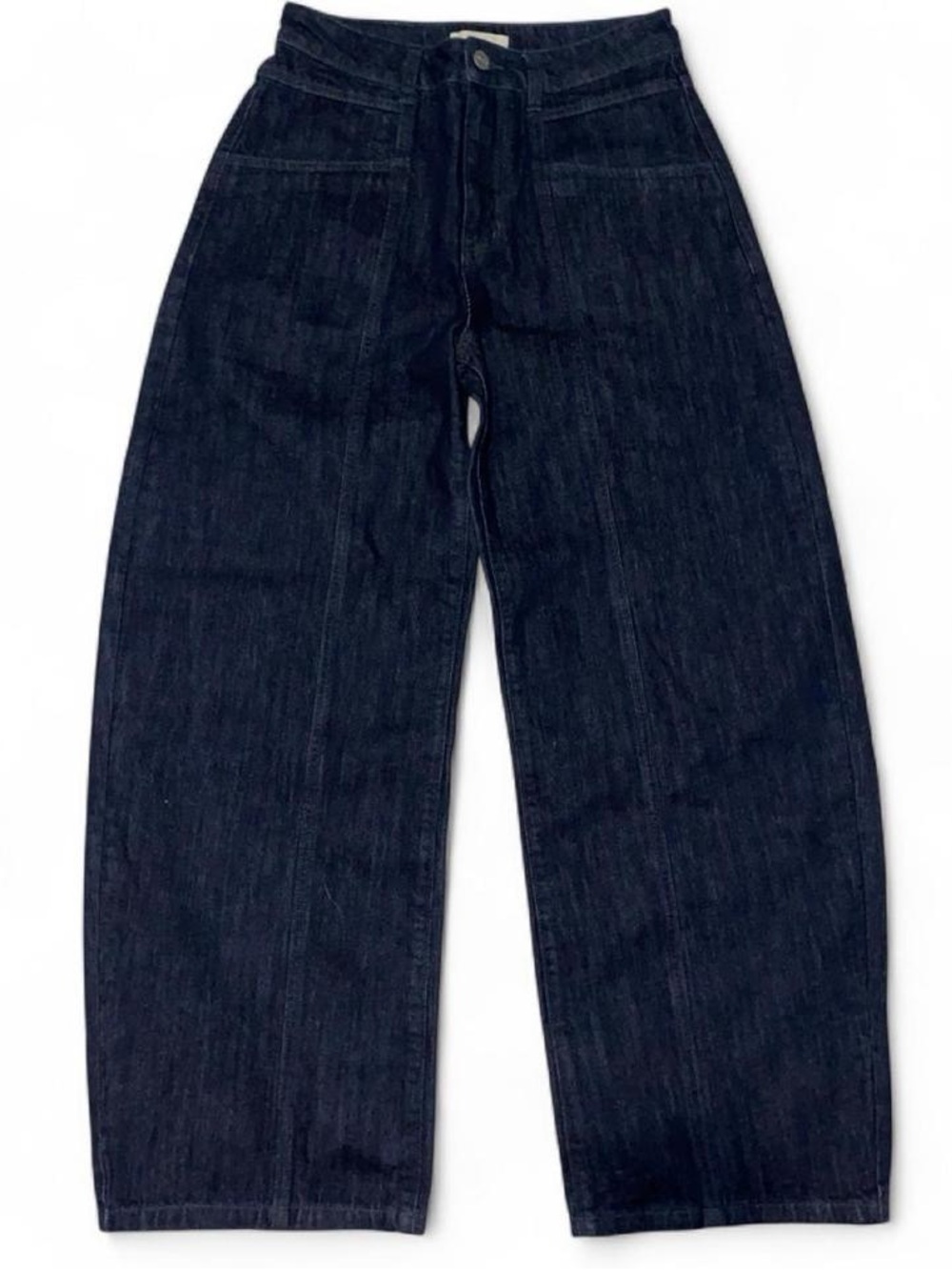 Insis Women's Barrel Jeans in Dark Blue Wash